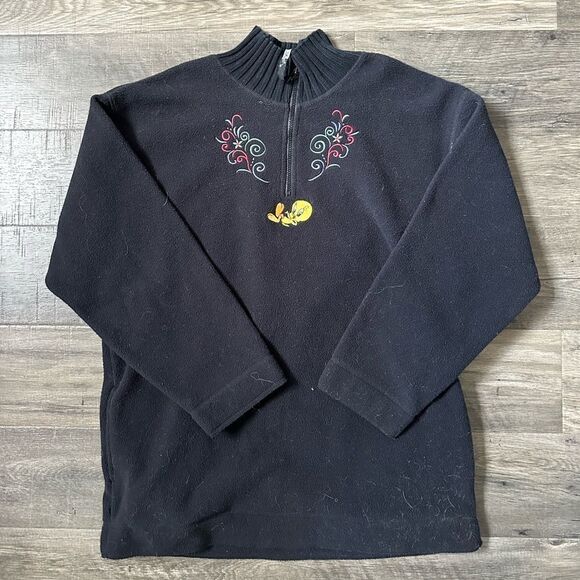 VINTAGE 90S TWEEDY BIRD PULLOVER SIZE LARGE - Picture 1 of 3